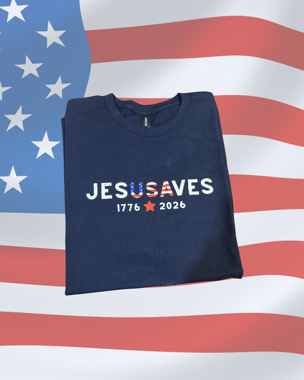 Jesus Saves | American Christian Graphic Tee